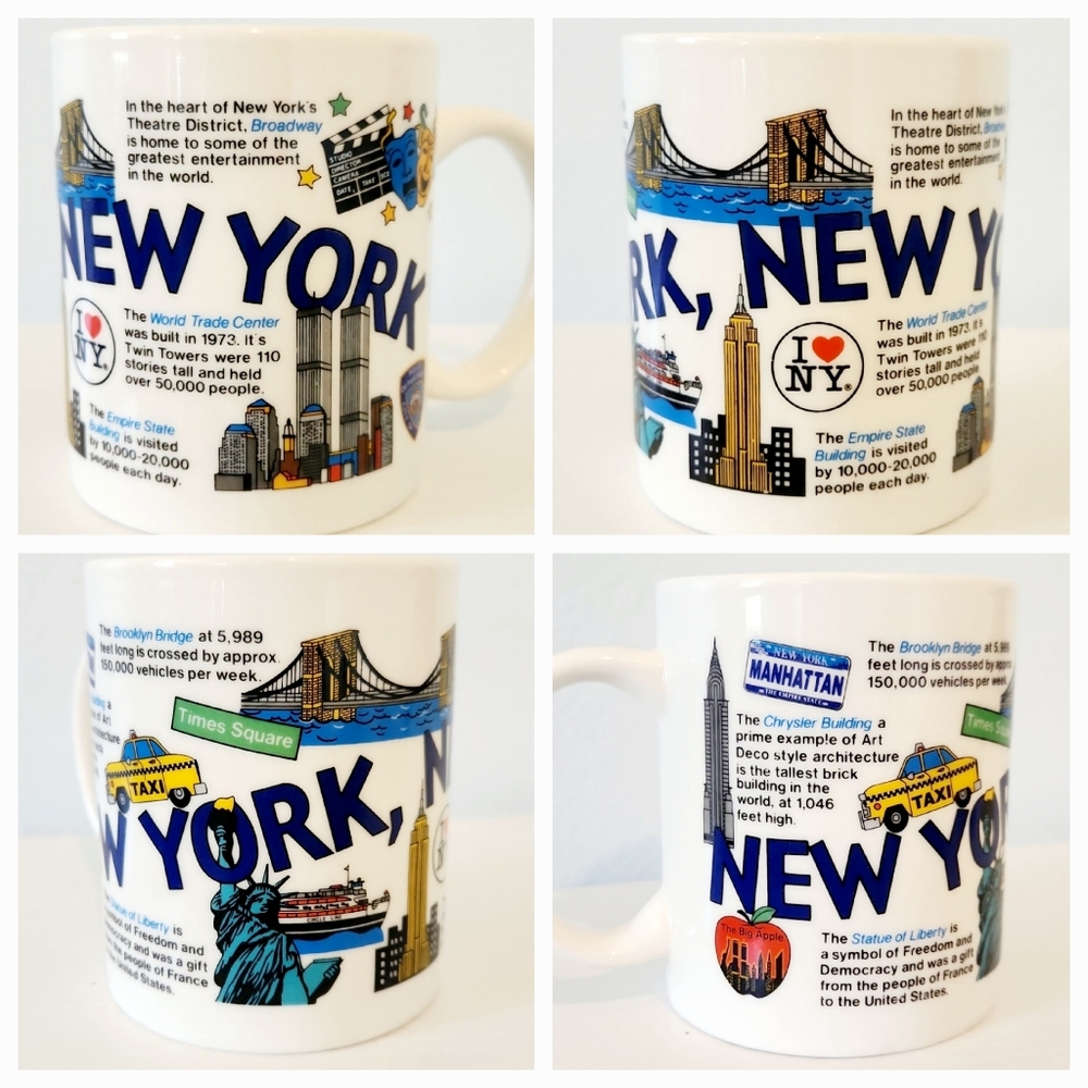New York graphic mug NYC